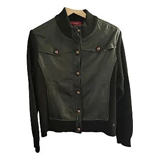 veste cuir burberry femme|Veste en cuir à ceinture et à clous BURBERRY pour femme.